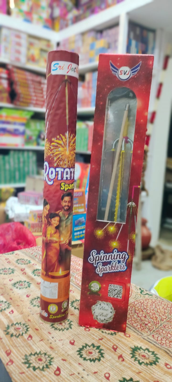 Rotating Sparklers